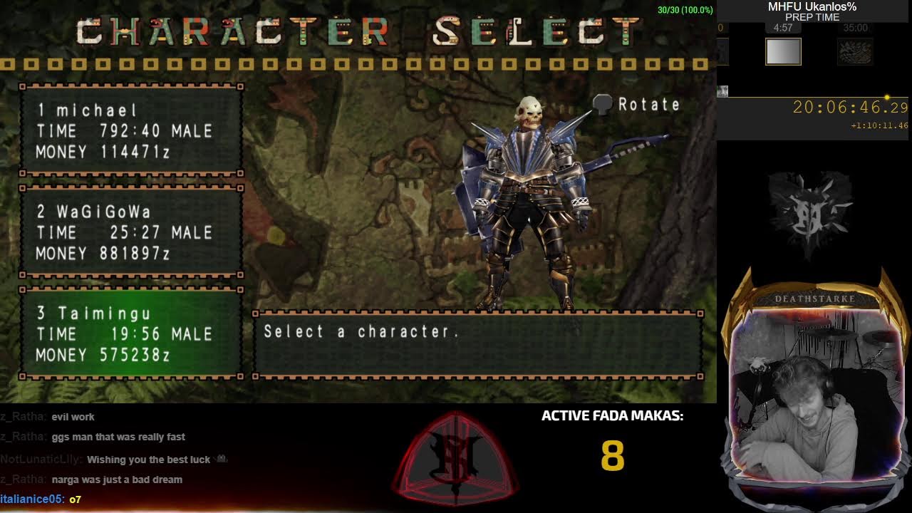 MHFU Ukanlos% sub 24 hour attempts | !starkeness | !ahtalka%