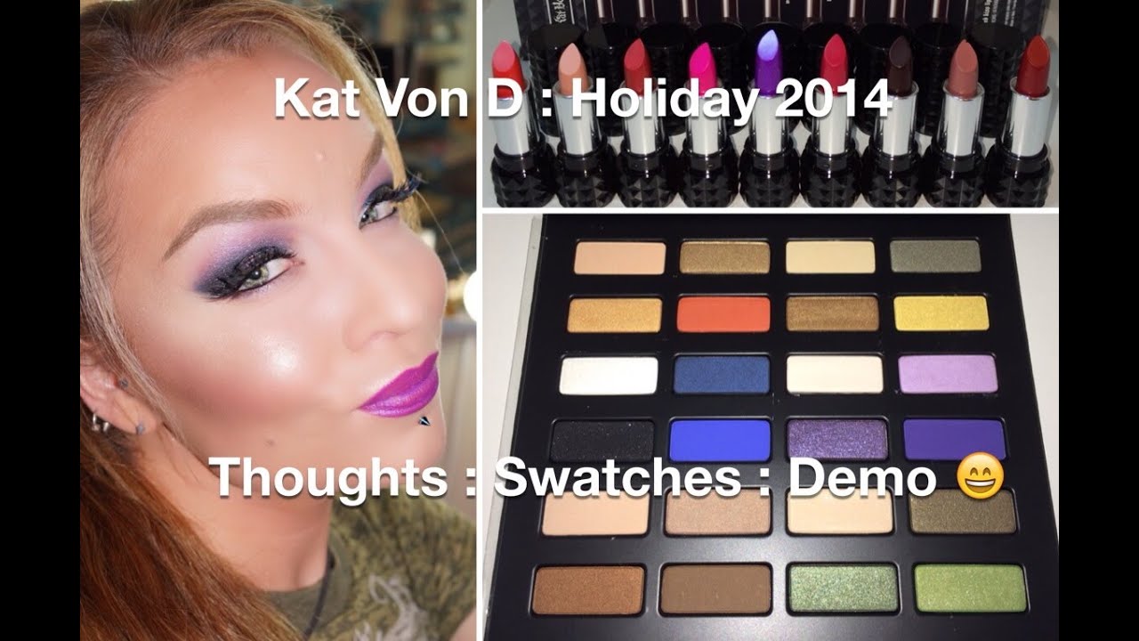 Kat Von D : Star Studded Eyeshadow book : Studded Kiss Lipstick Set Holiday 2014