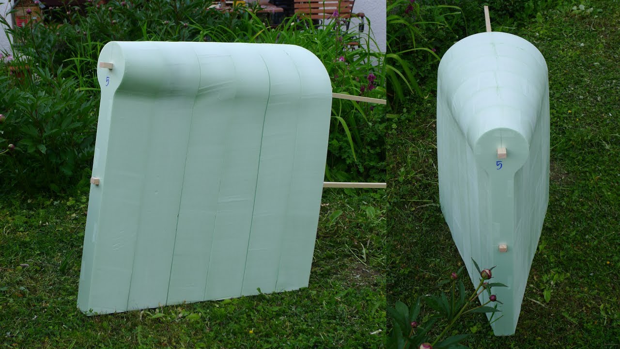 Making a large composite mold of complex shape. Part 1: Shaping the plug.