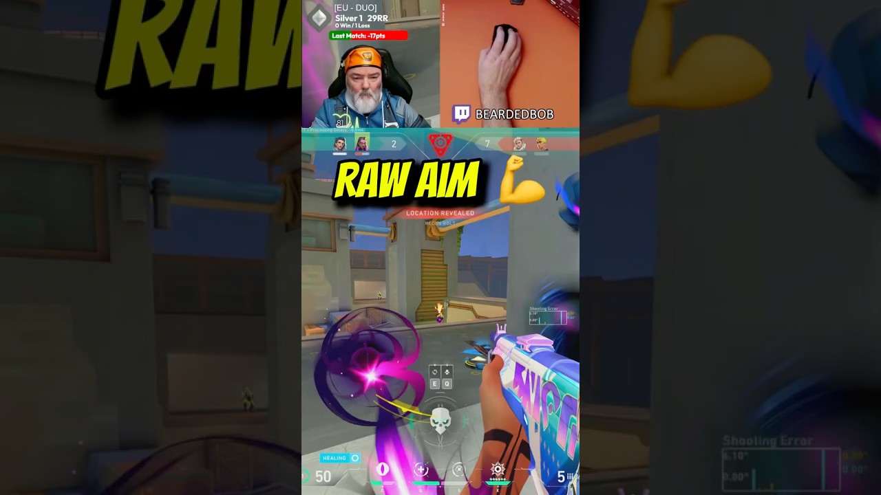 RAW AIM 💪 | Valorant Silver Gameplay