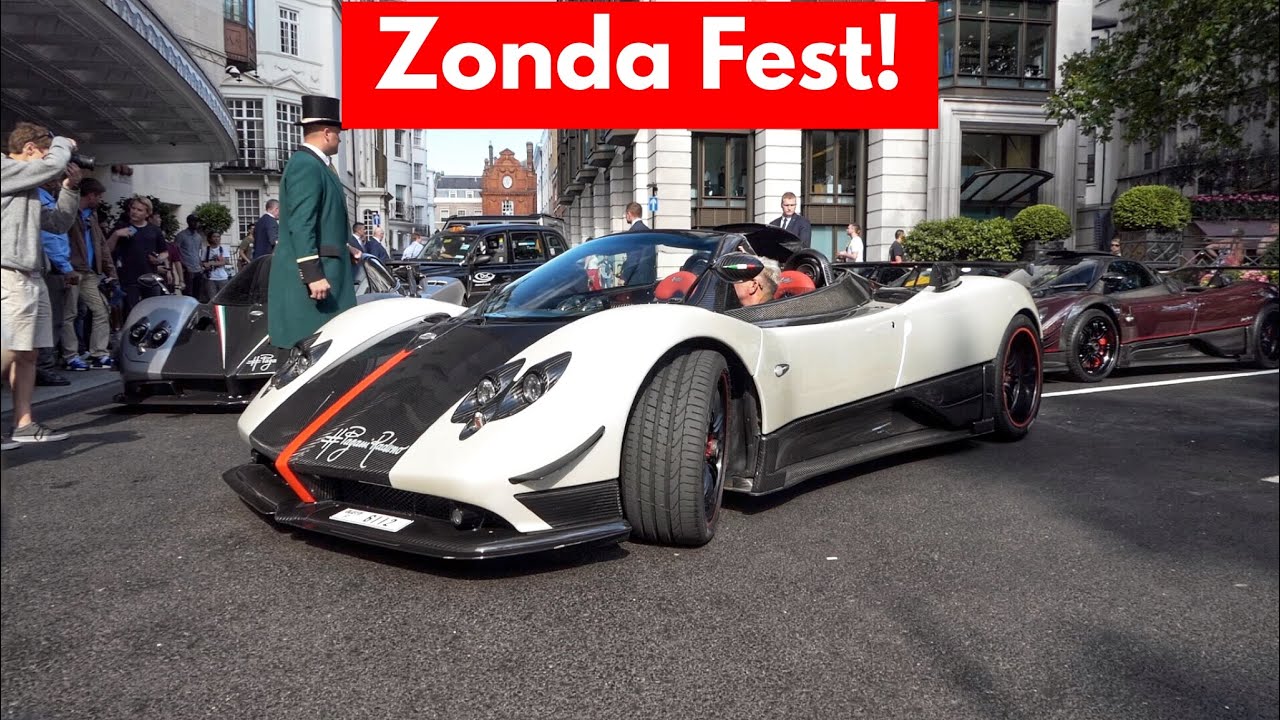 Pagani Zondas makes people delirious in London