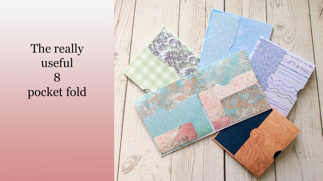 How to make an eight pocket fold