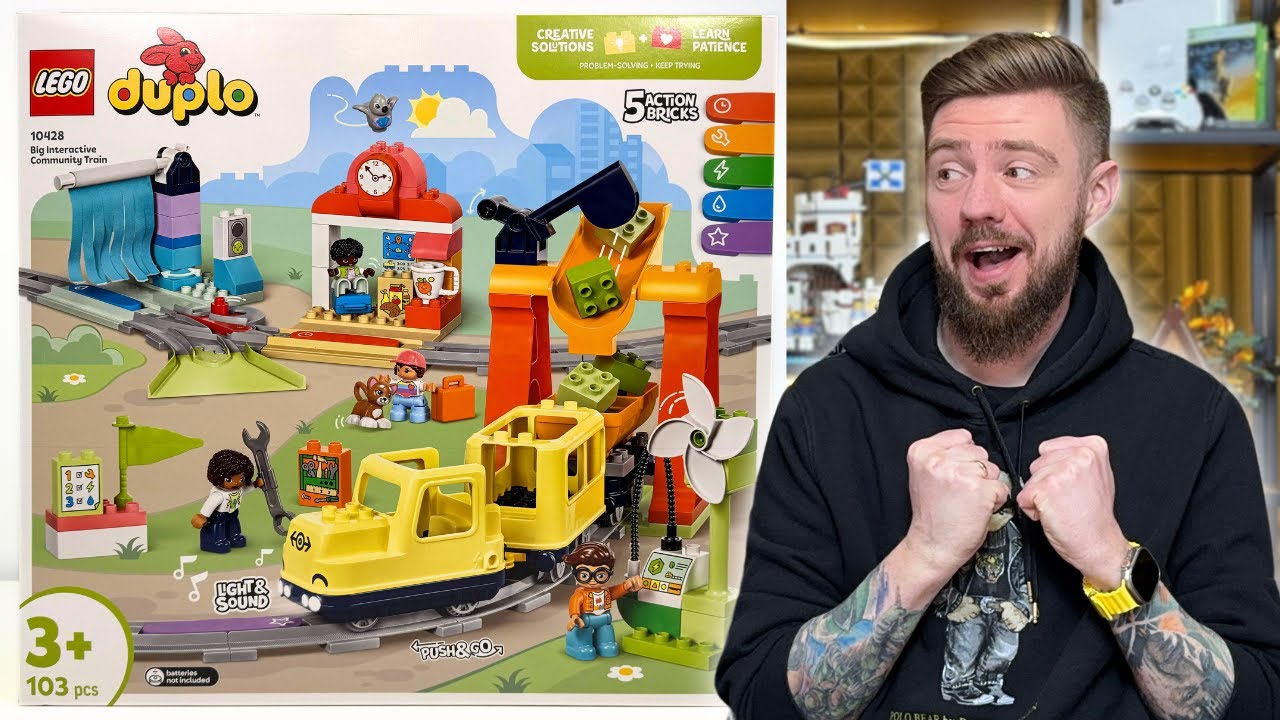 DUŻY INTERAKTYWNY POCIĄG MIEJSKI 🚊 LEGO DUPLO 10428 RECENZJA