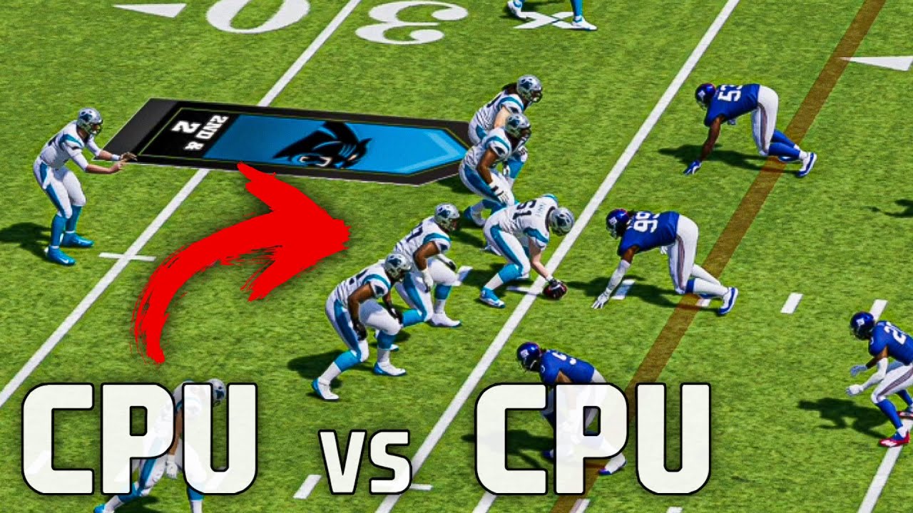 The BEST WAY to play Madden 22 - CPU vs CPU Sliders