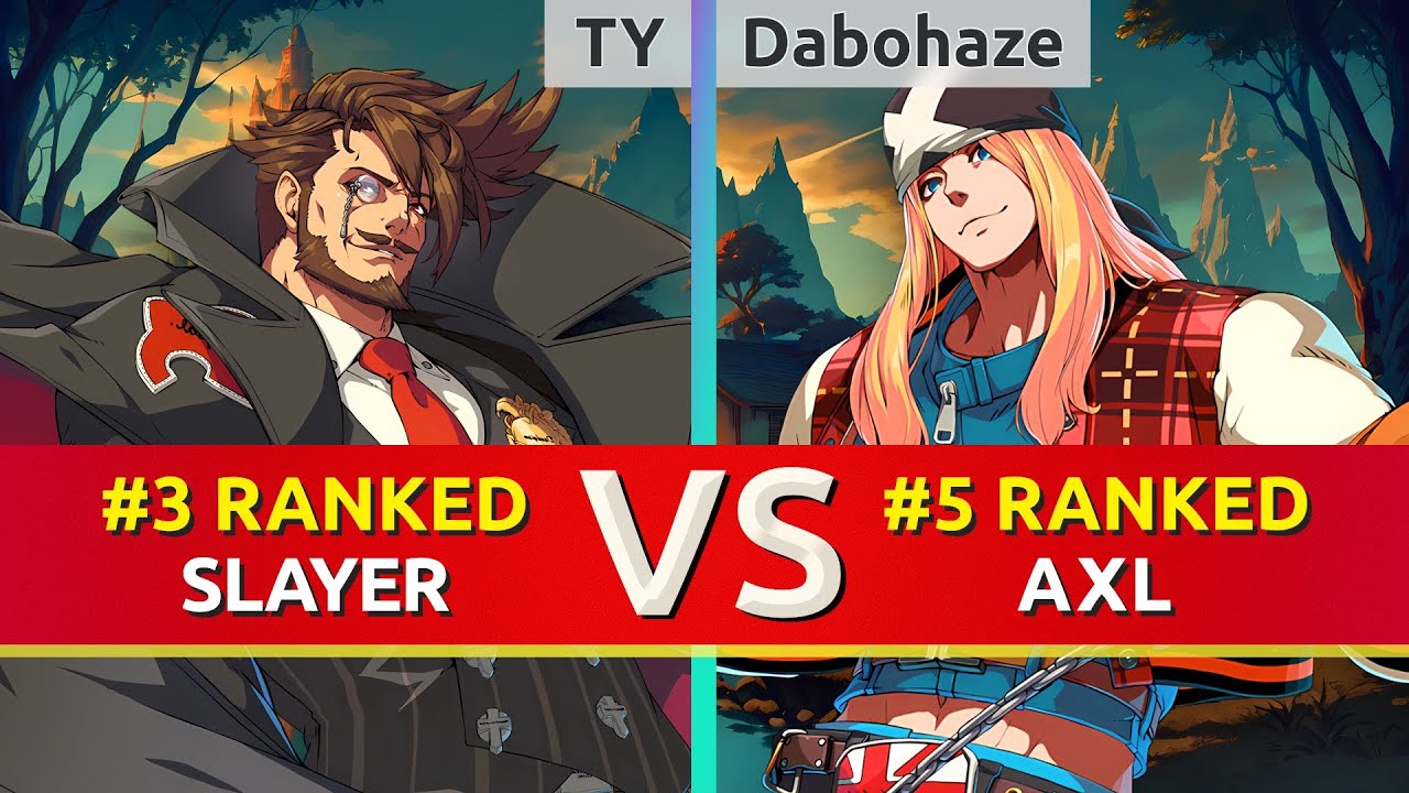GGST ▰ TY (#3 Ranked Slayer) vs Dabohaze (#5 Ranked Axl). High Level Gameplay