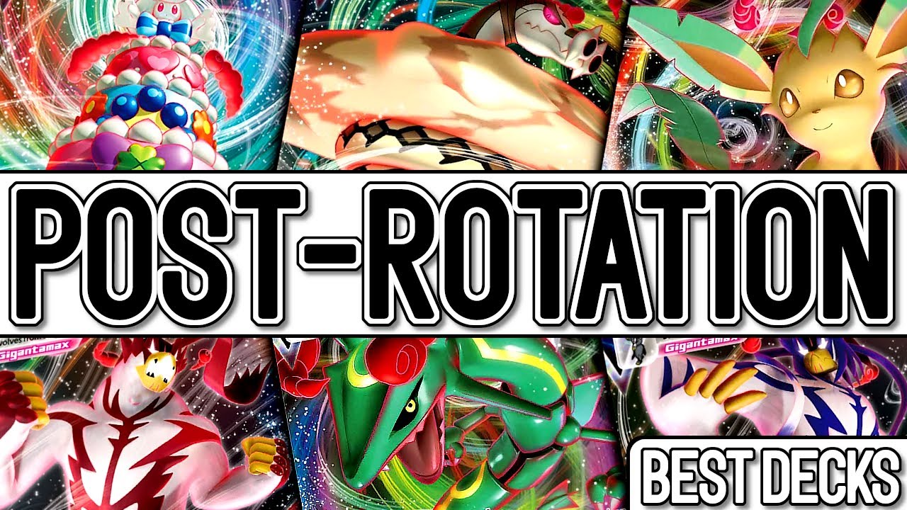 10 BEST DECKS - POST ROTATION |  Pokémon TCG - Evolving Skies (Standard Format)