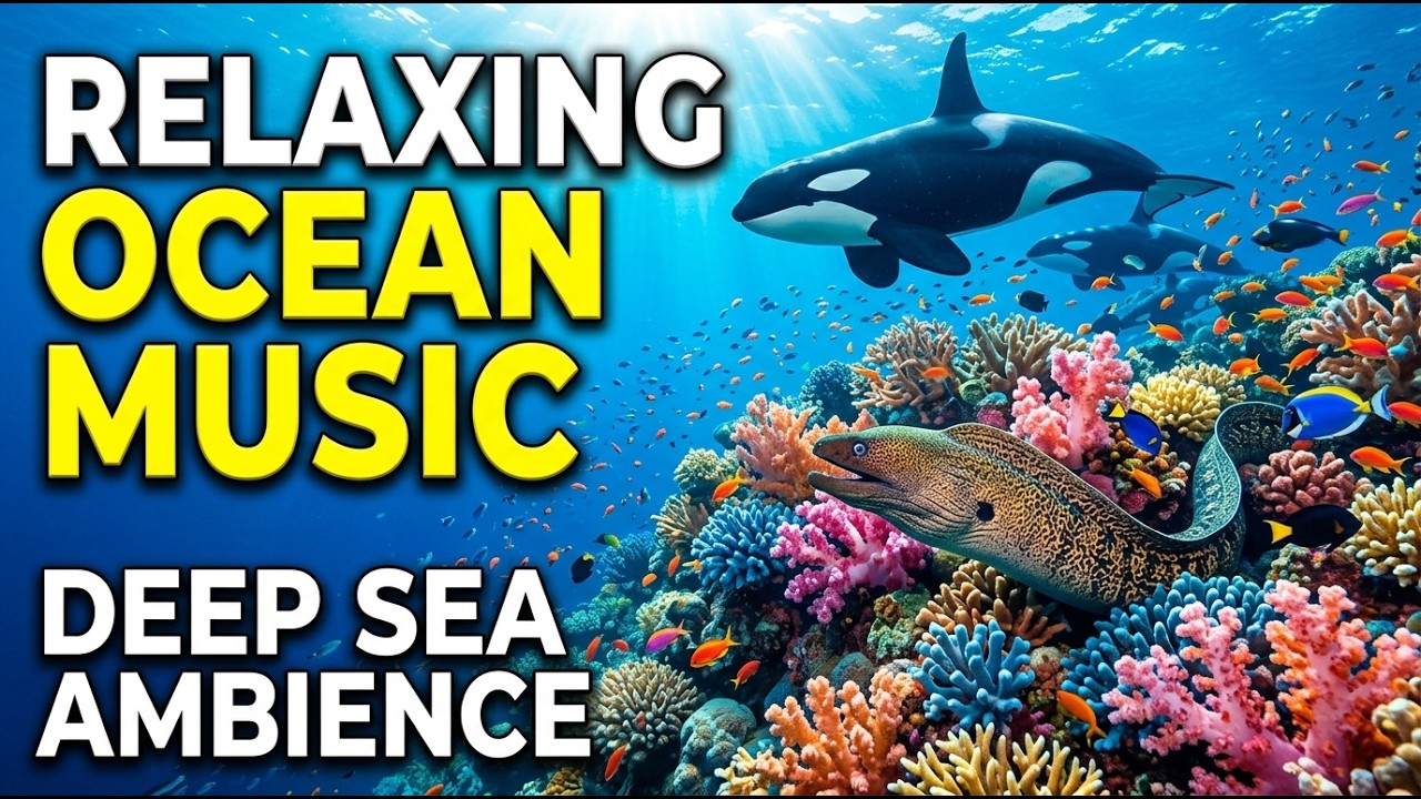 Tranquil Ocean Ambience with Gentle Underwater Sounds for Stress and Anxiety Relief
