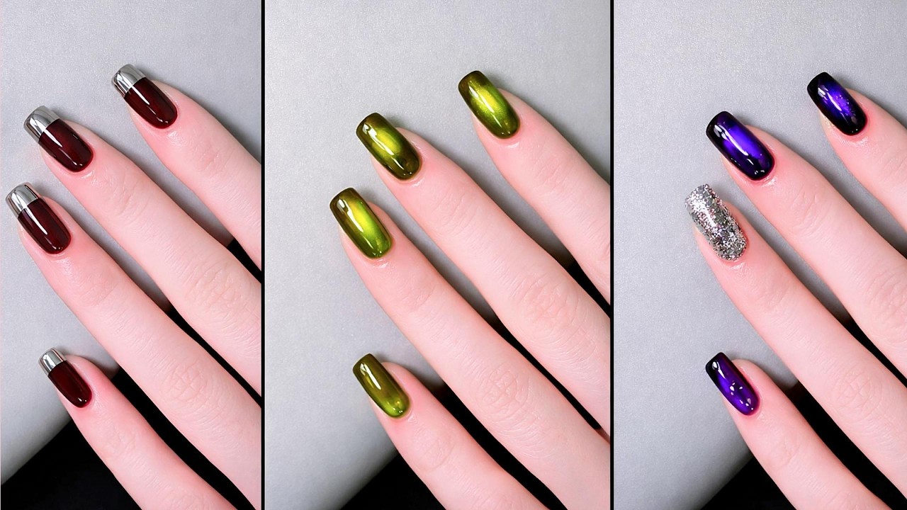 Mirror Chrome Nail Art That Looks So Futuristic and Satisfying | Beautiful Easy Nail Art Designs