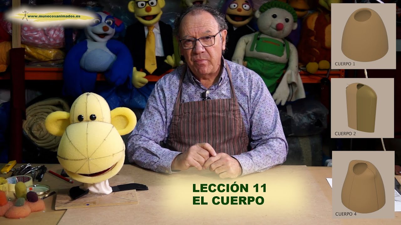 CURSO ONLINE MUÑECOS PARA TV Lección 11 EL CUERPO
