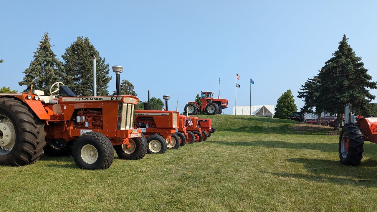 Allis Chalmers Orange Spectacular Tractor Walk