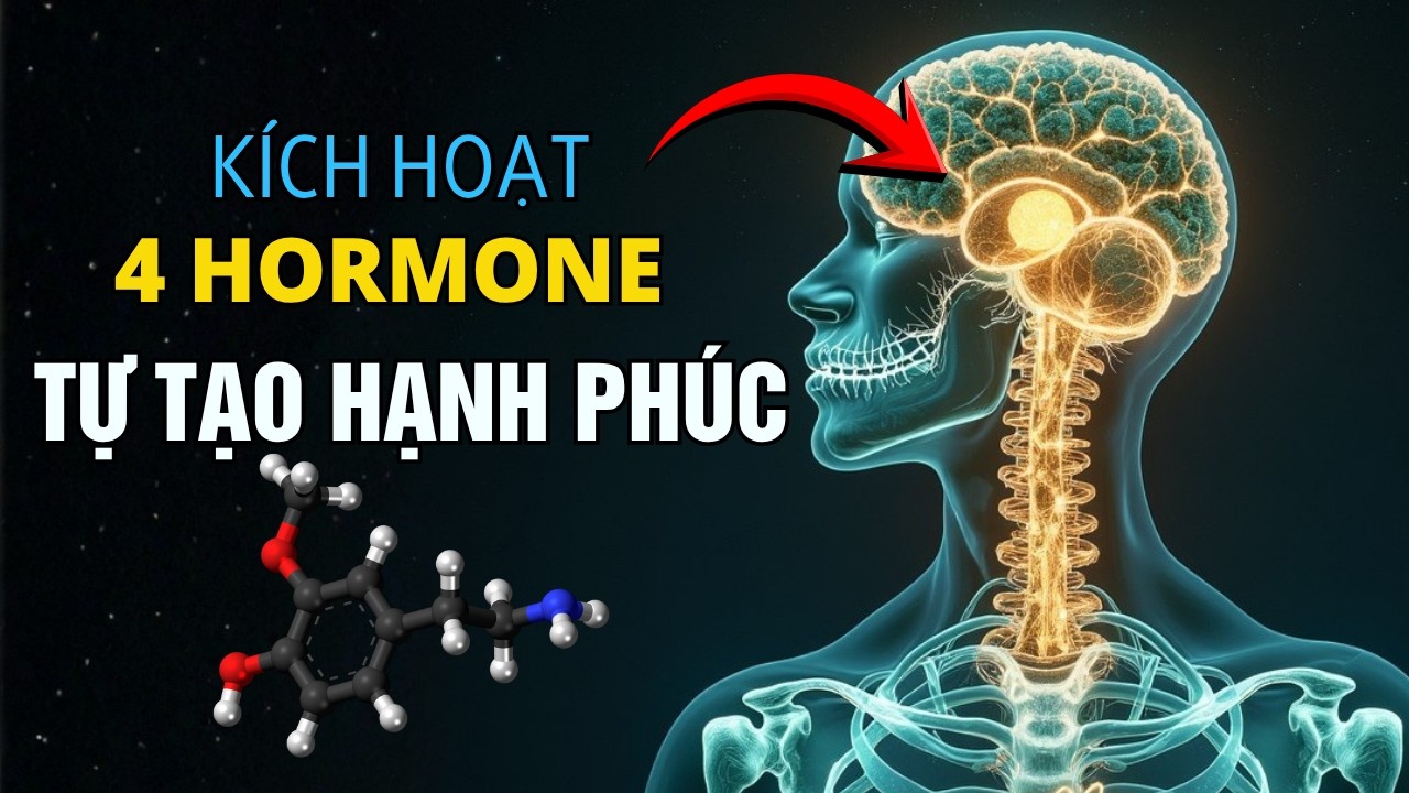 Bộ 4 hormone kỳ diệu – Bí quyết TỰ TẠO Hạnh Phúc bằng chính cơ thể mình