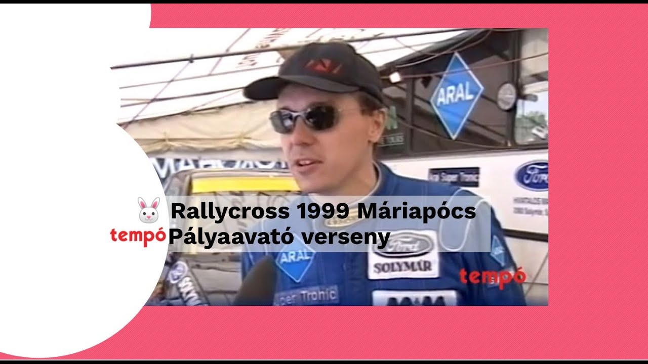 🐰 Rallycross 1999 Máriapócs Pályaavató verseny- Rabócsiring #temporallye #tempoautosport #temporetro