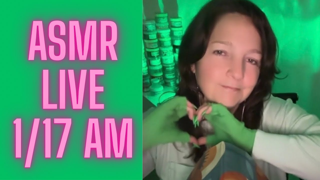Long ASMR Live For Sleep or Anxiety - Multi-Trigger + Music + Whispering 💚 TikTok Recording 💚