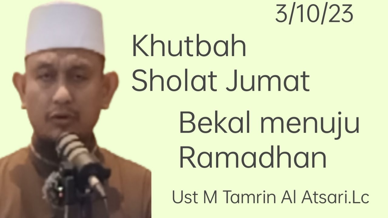 Khutbah Sholat Jumat 
