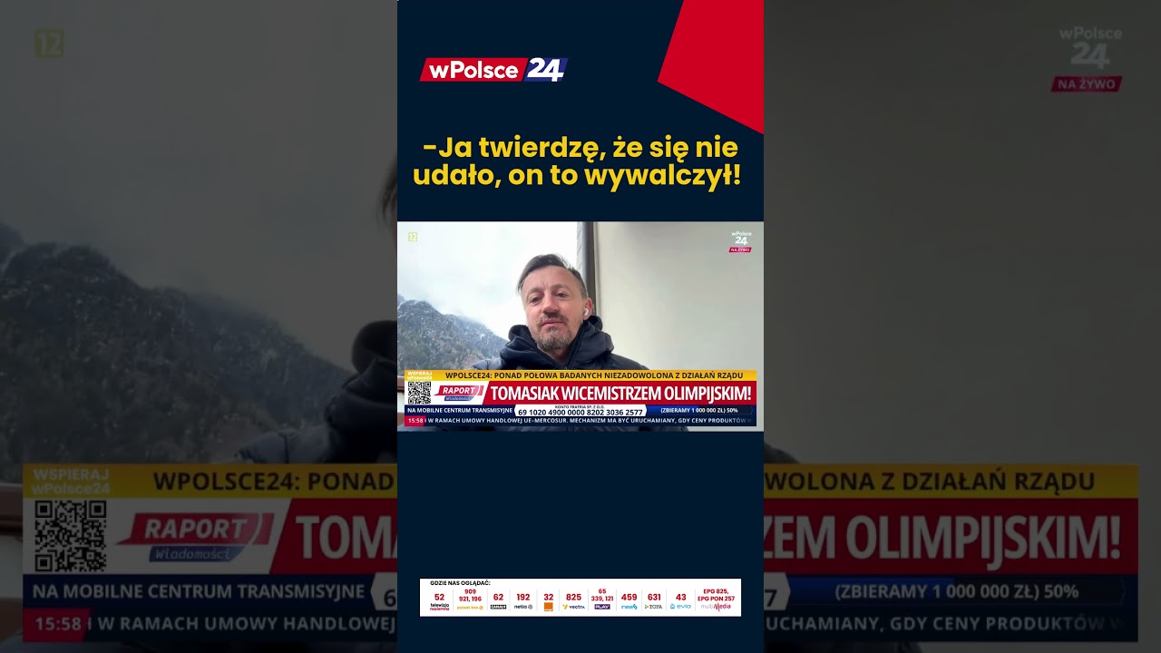 - On to wywalczył! &ndash; Adam Małysz komentuje srebro Kacpra Tomasiaka na zimowej Olimpiadzie