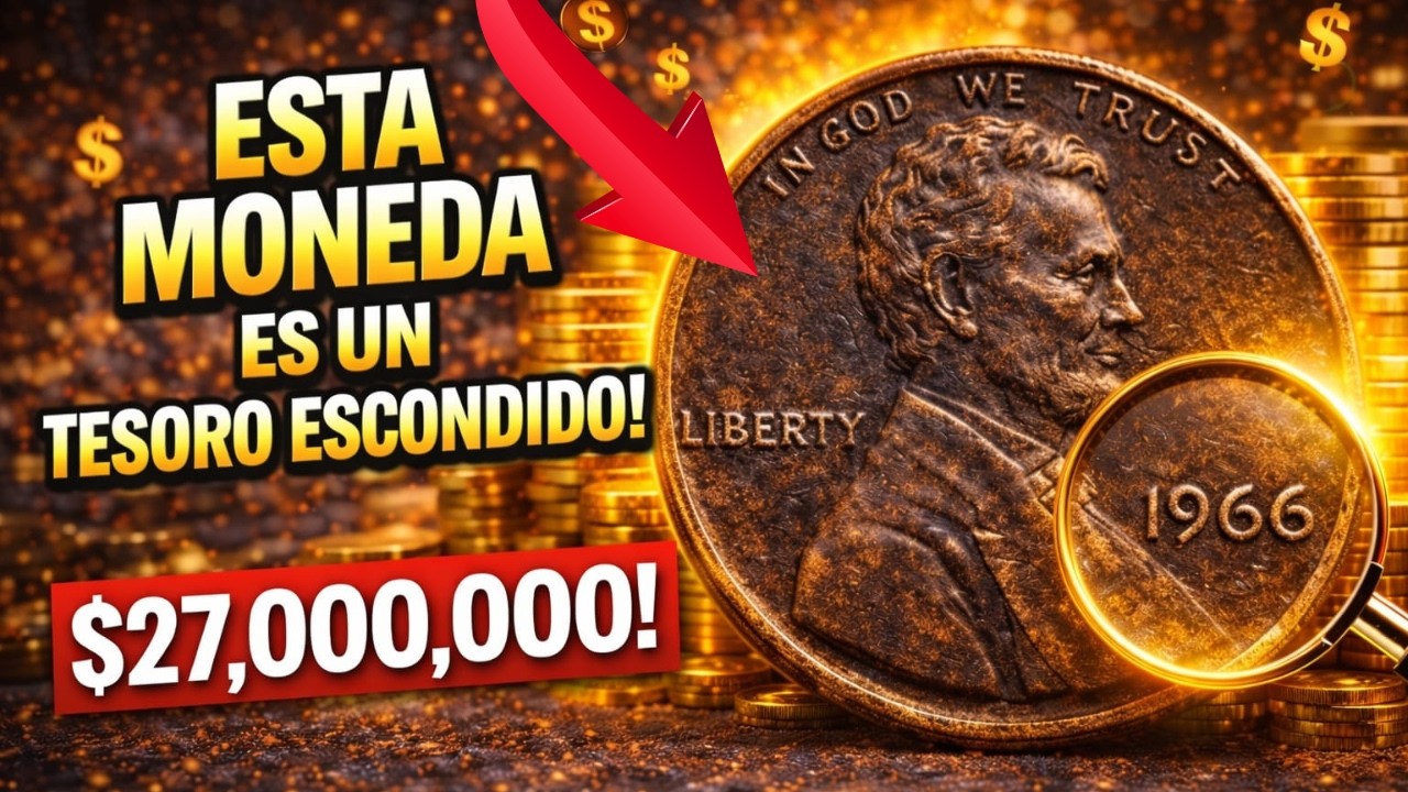 🚨 ¡ALERTA! Este Centavo de 1966 Podría Valer 7 Millions ¿Lo Tienes Guardado?