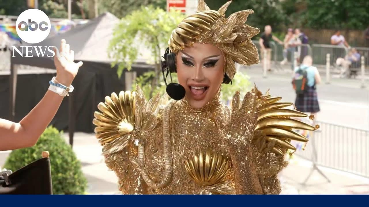 'RuPaul's Drag Race' winner Nymphia Wind celebrates Pride