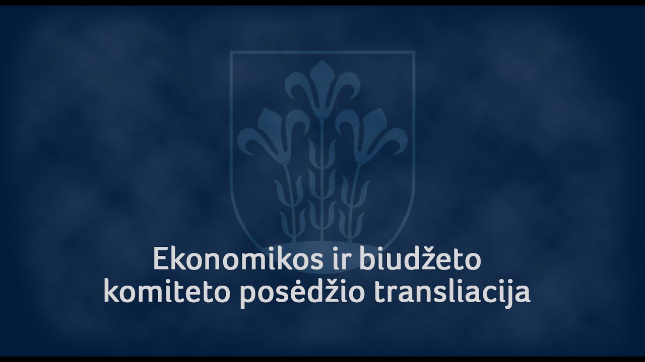 Ekonomikos ir biudžeto komiteto posėdis, 2026-02-11