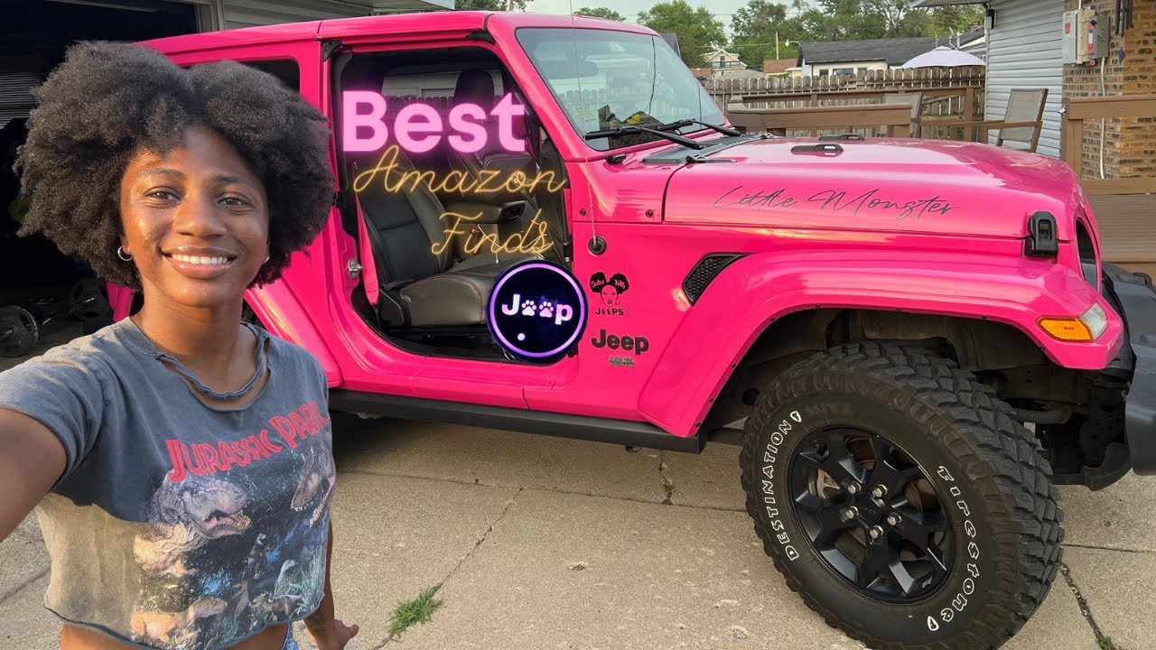 4 Must Have Jeep Wrangler Mods | Amazon Finds | Pink Jeep