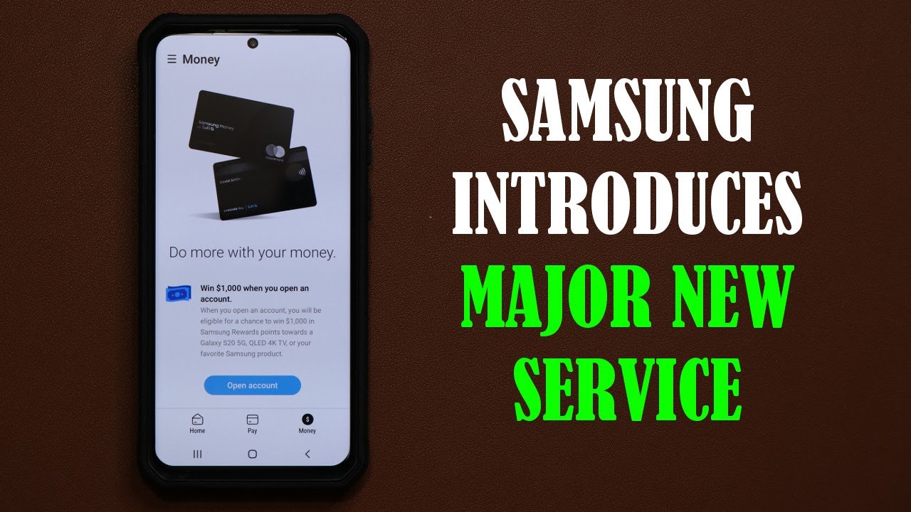 Samsung Introduces Major New Service - Samsung Money (copy of Apple Card)