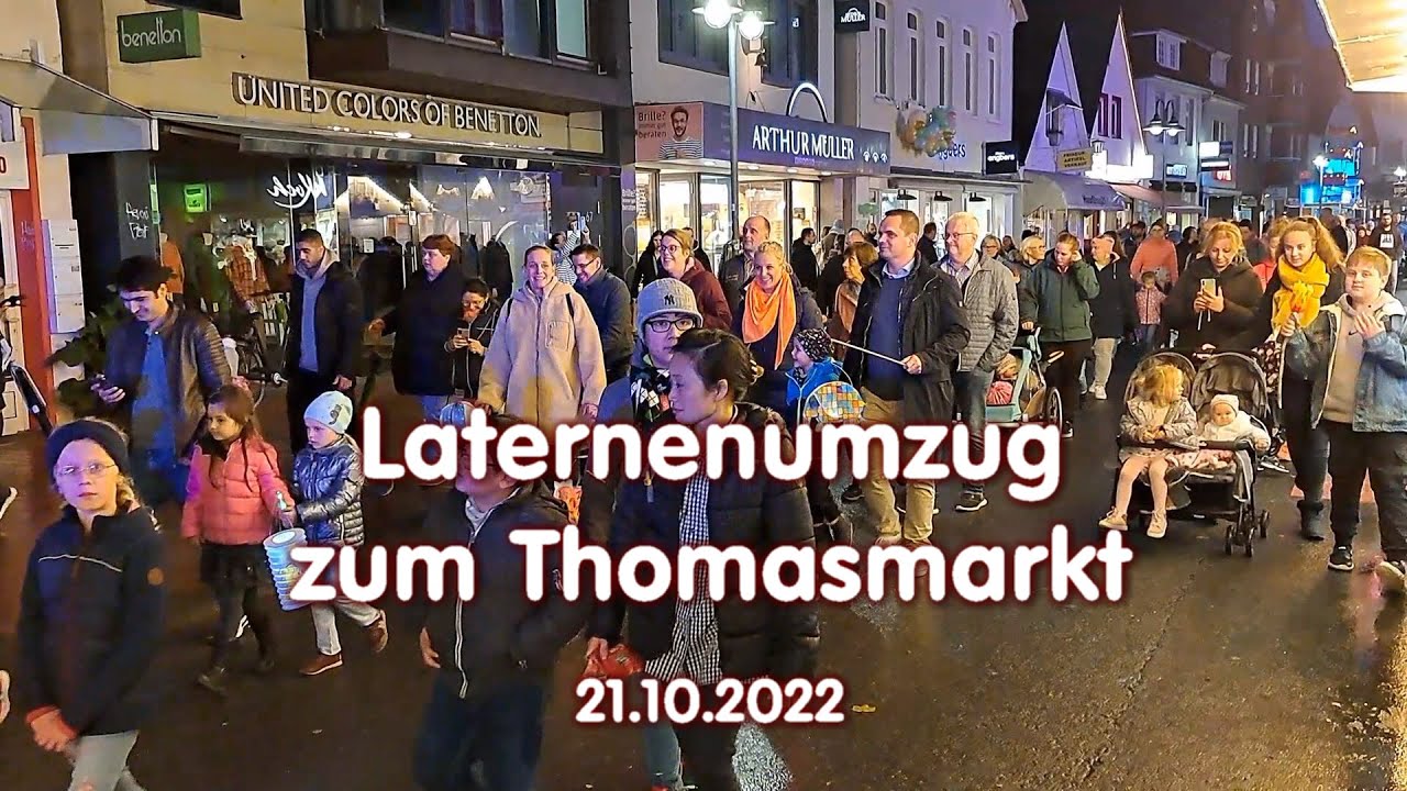 Thomasmarkt 2022 Laternenumzug