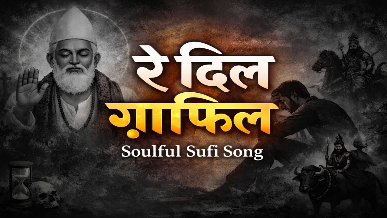 Kabir- रे दिल ग़ाफ़िल  | Re Dil Ghafil | Soulful Sufi Song | Kabir Style Bhajan on Life & Awakening