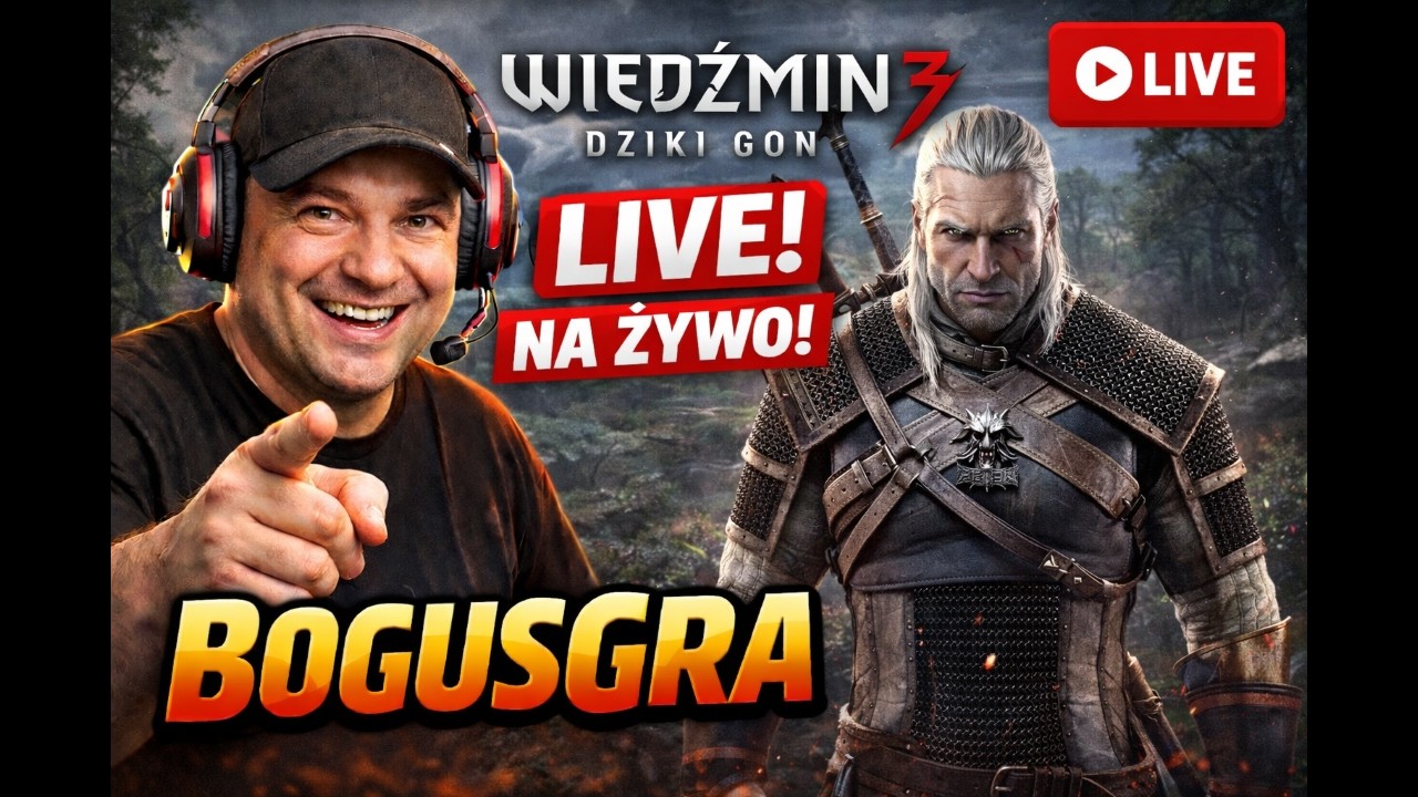 🔴LIVE🔴Wiedźmin 3: Dziki Gon - Nocne Granie Rozmawianie #29 [PS5]