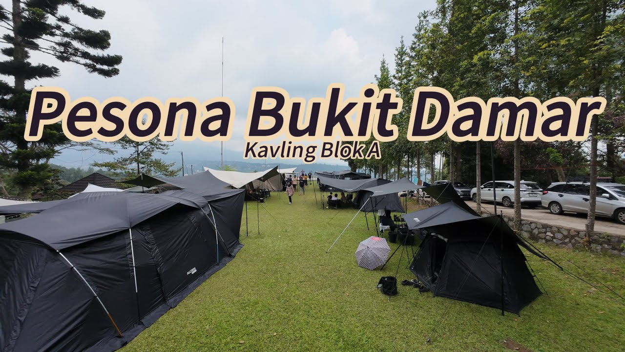 Camping Vlog | Pesona Bukit Damar | Kavling blok A #puncak #campinglife #friends 