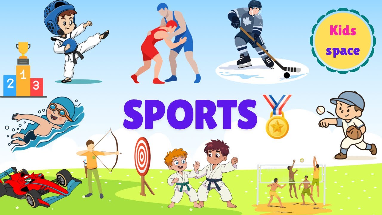 Learn the types of sports we play with @Kidsdiaries500|Sports we play|Kids video#kids #kidsvideo#fun