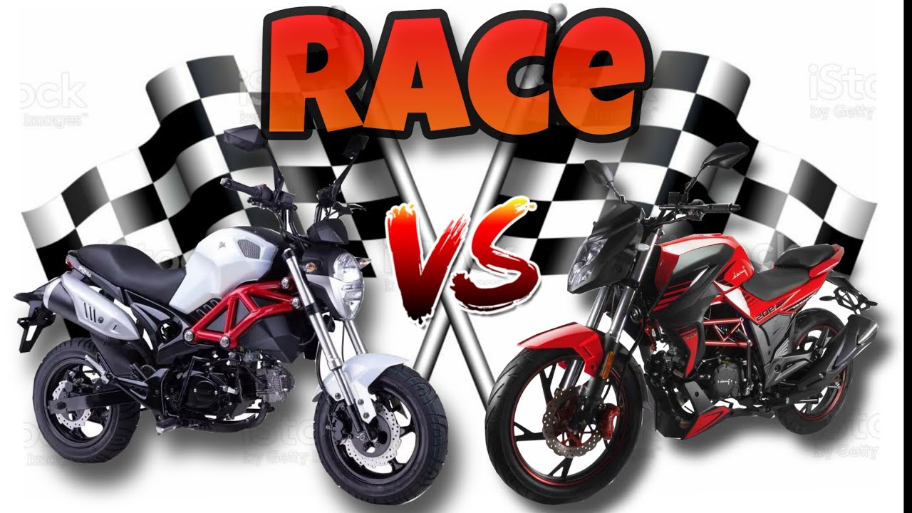 JUNAK 905F VS ROMET PONY MONSTER *Race*