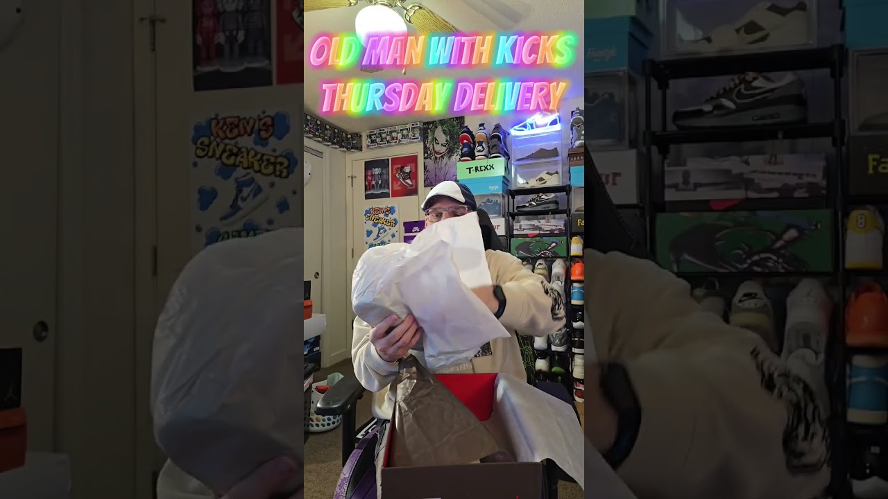 Old Man with kicks presents Thursday Delivery 