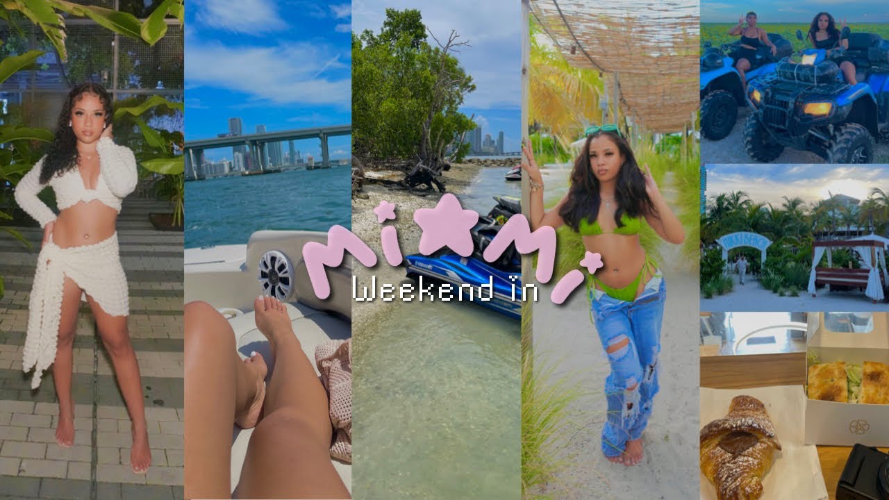 72 Hours In Miami Vlog | Yacht, Atvs, Beach, Touring the City, Nikki beach, Restaurants & more…
