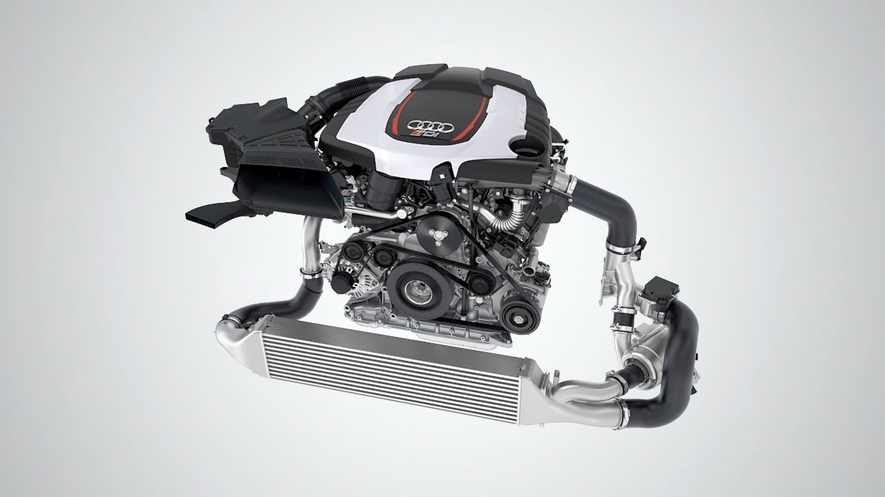 Audi V6 TDI Biturbo 320 HP engine