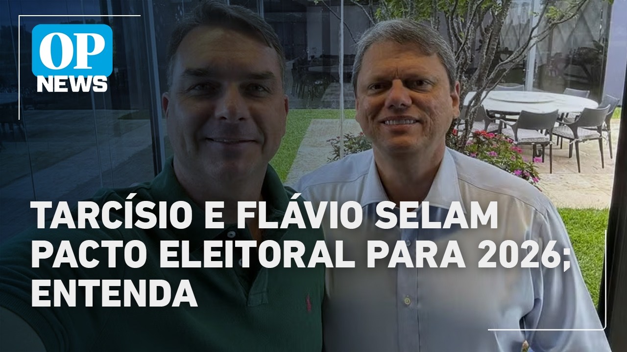 Tarcísio e Flávio se reúnem para alinha estratégia política para 2026 | O POVO News