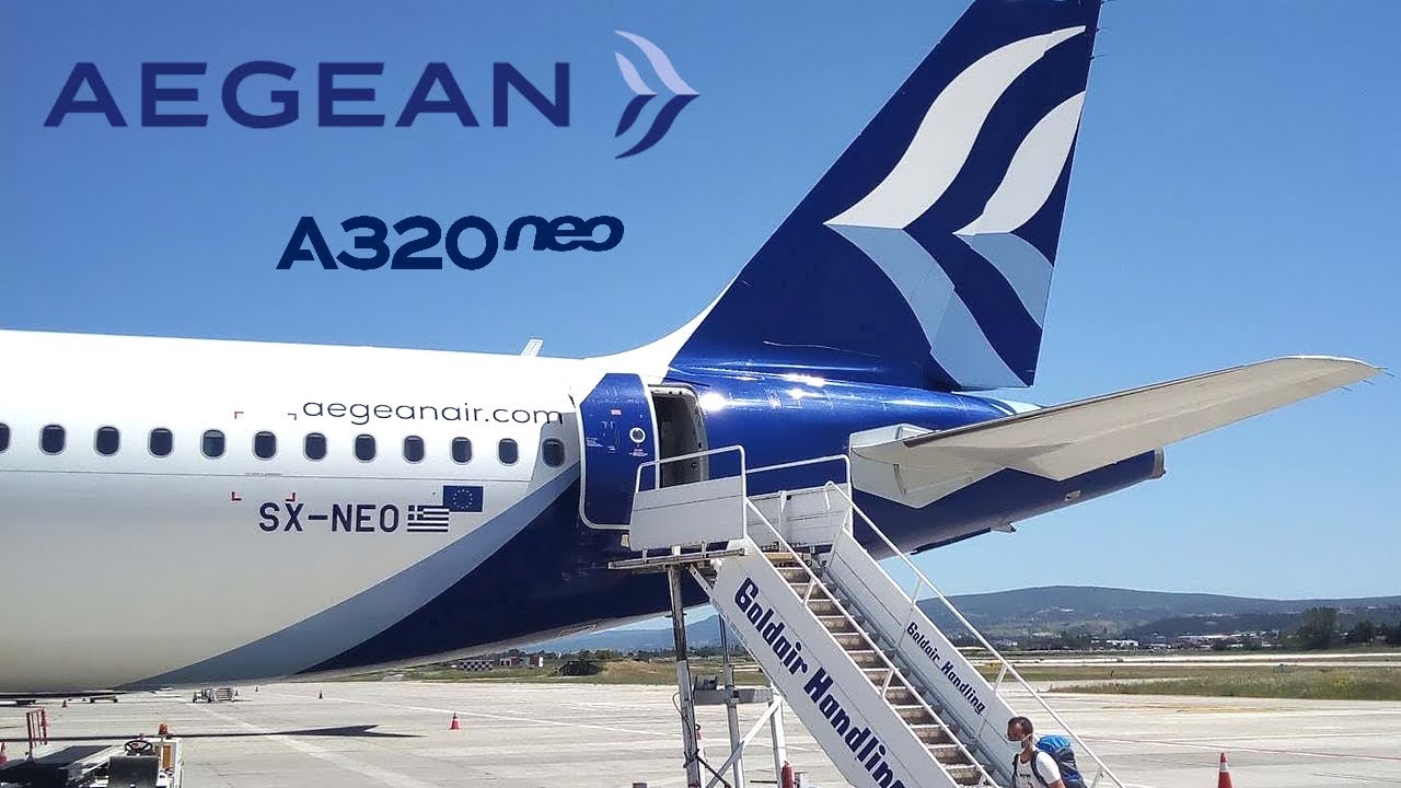 Aegean Airlines Airbus A320neo SX-NEO Athens - Thessaloniki