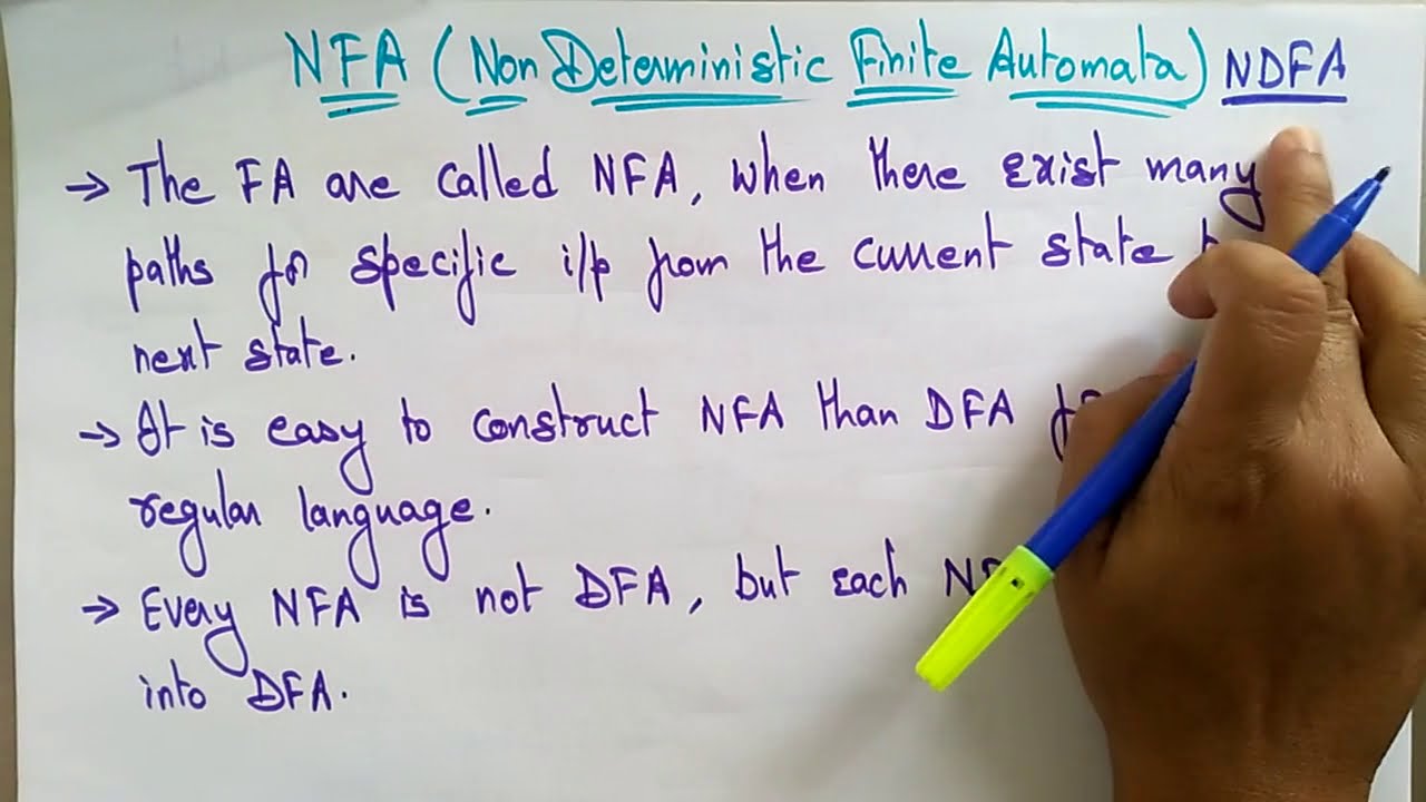 Non Deterministic Finite Automata (NFA) | TOC  | Lec-13 | Bhanu Priya
