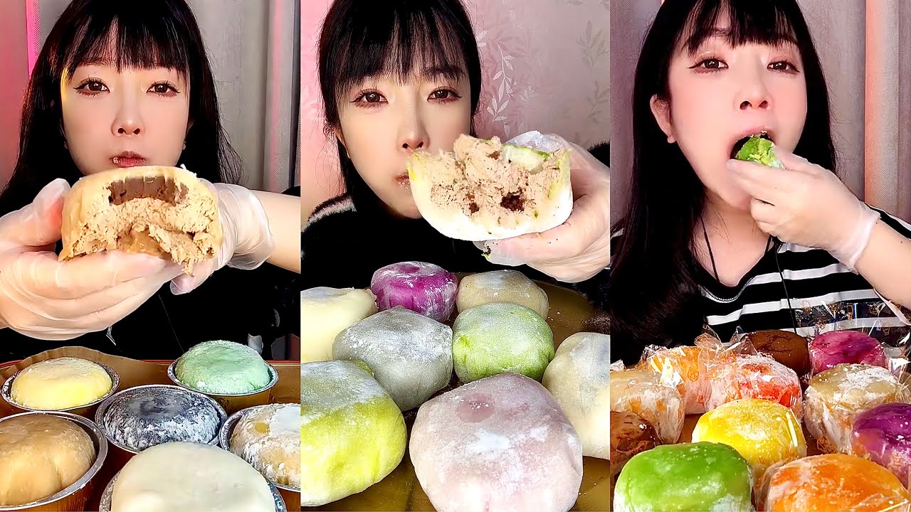 ASMR MUKBANG – Assorted Mochi & Red Bean Mochi Eating Sounds