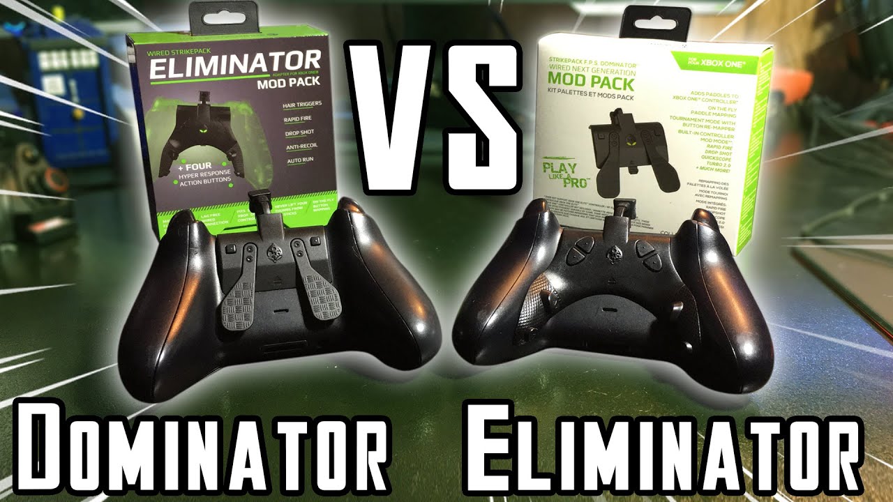 Strike Pack FPS Dominator против Strike Pack Eliminator (Xbox One)