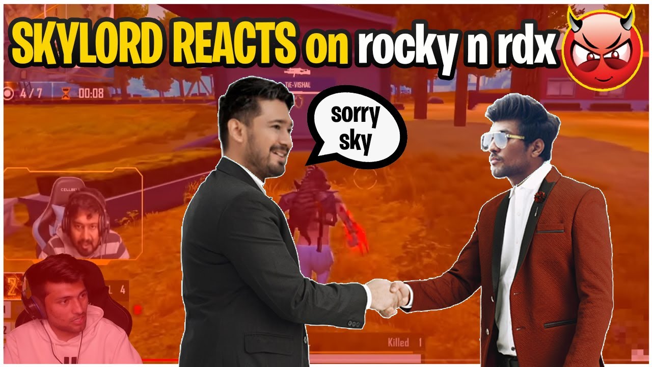 SKYLORD FUNNY REACTION ON ROCKY N RDX 😂🤬 || FUNNY VIDEO || SKYLORD EXTRAAS