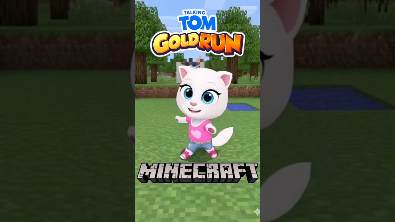 Talking Angela Gold Run in Minecraft World &ndash; Funny Fails & Adventure