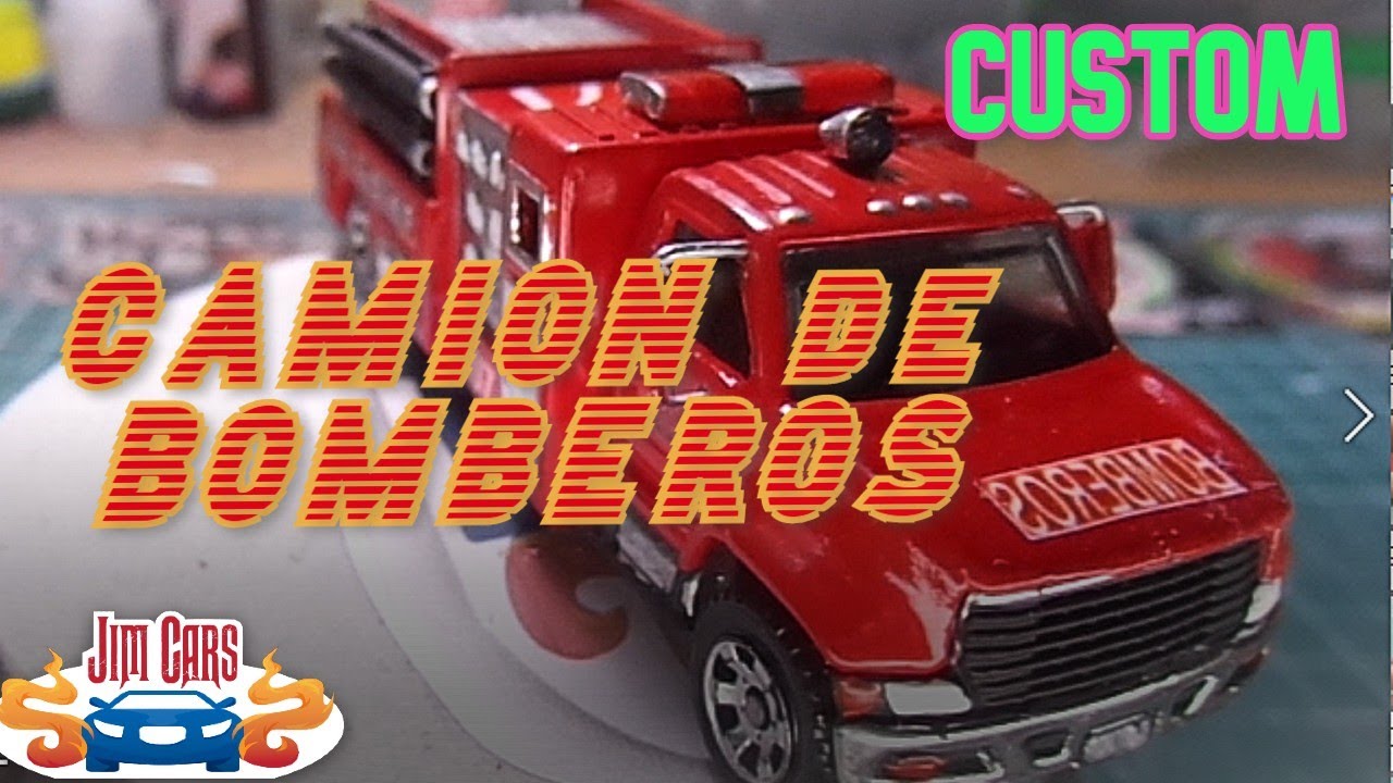 Hice un camion de Bomberos con un Matchbox y quedo Impresionante #JimCars #LigaCustom