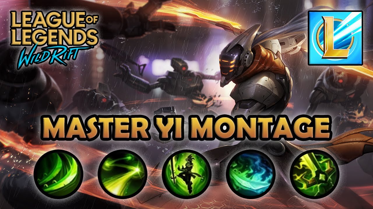WILD RIFT Alpha Test: MASTER YI Montage | Best Gameplays | Wild Rift Montages | Eryx Gaming