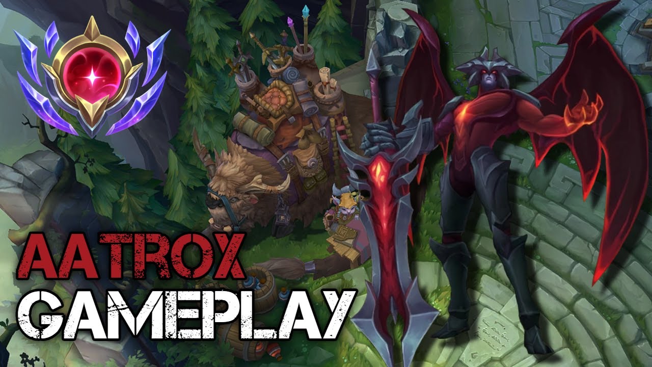 Aatrox Full Gameplay (No Commentary) | Leauge of Legends