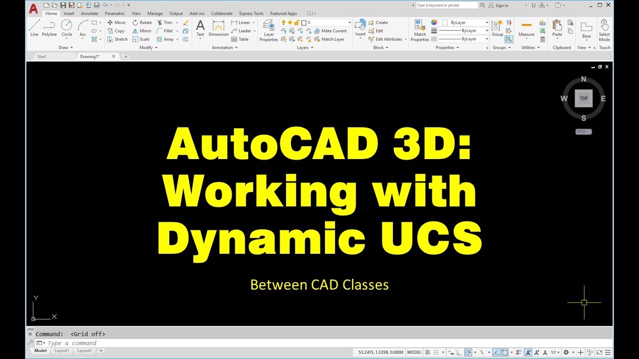 AutoCAD 3D: Working with Dynamic UCS