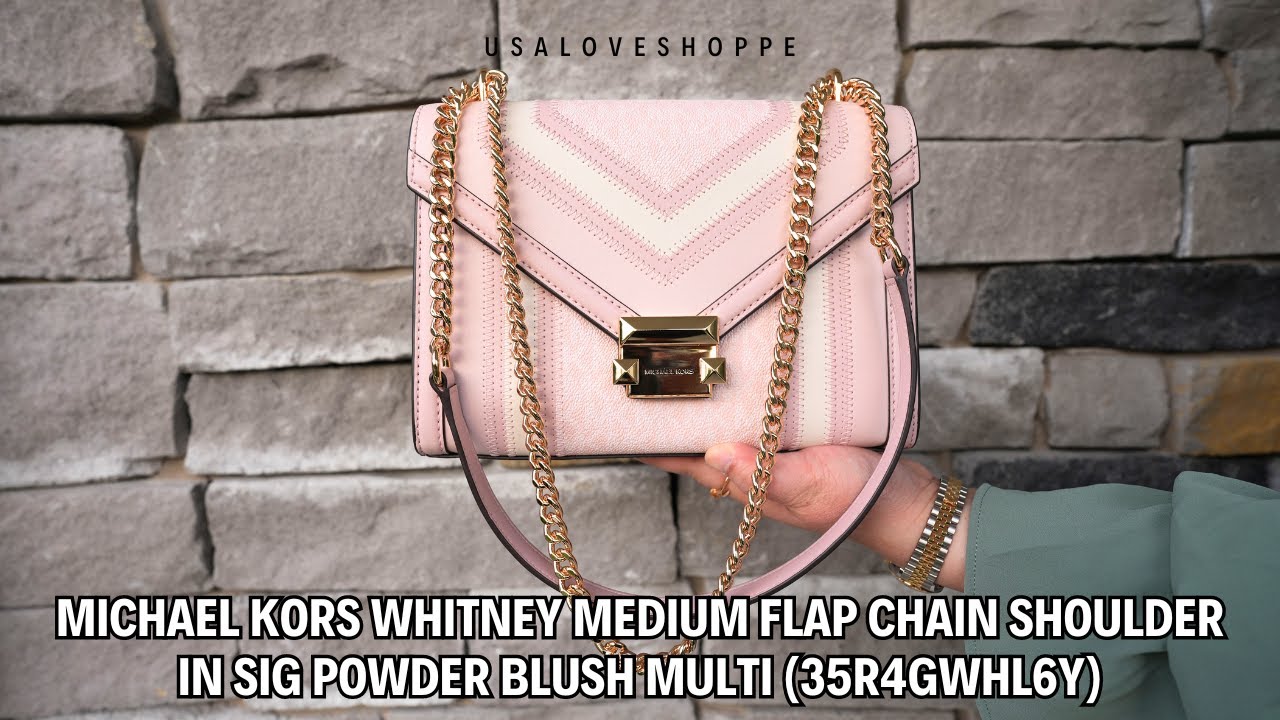 Episode 176: Whitney Medium Flap Chain Shoulder Review: Stylish & Elegant in Powder Blush Multi