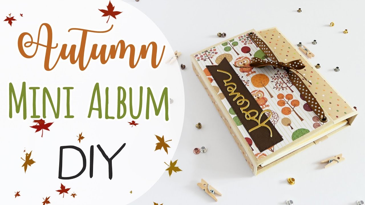 Mini Album Autunno - DIY Autumn Mini Album