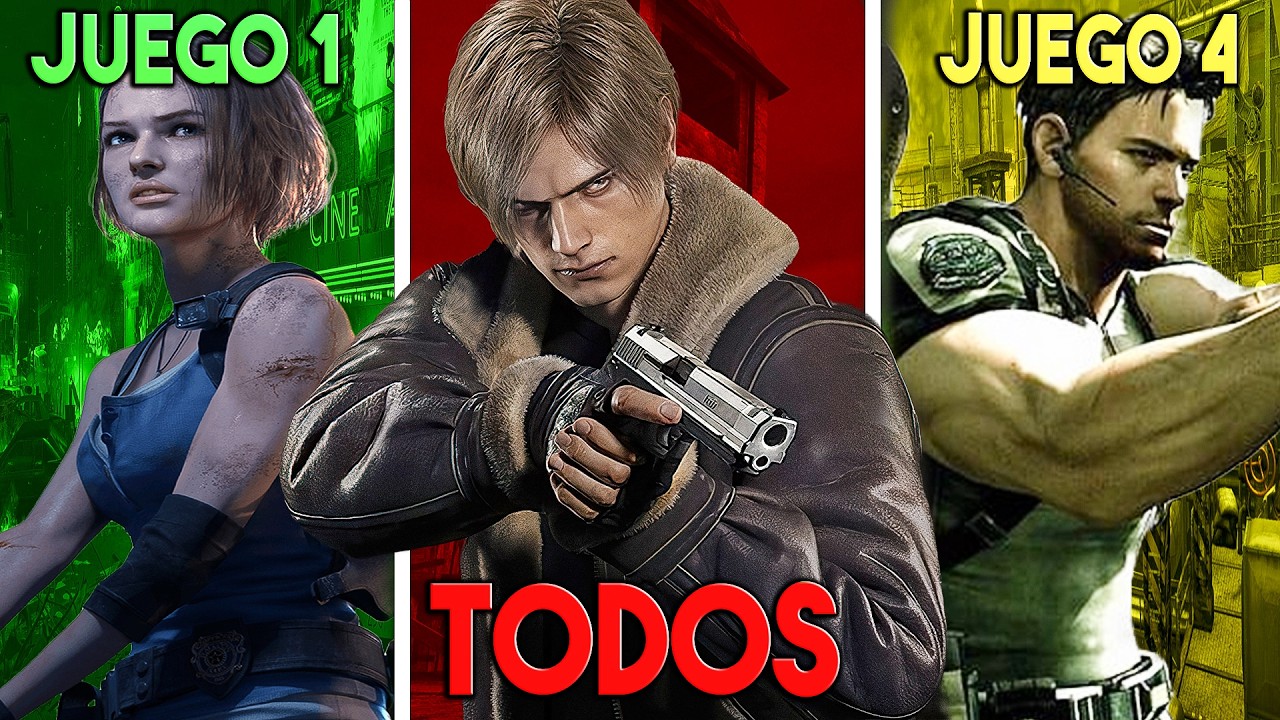 Jugu&eacute; TODOS los Resident Evil en M&Aacute;XIMA DIFICULTAD y si muero, CAMBIO de Juego
