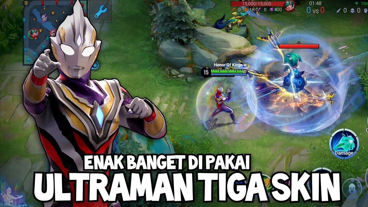TERNYATA ENAK BANGET DI PAKAI! SKIN ULTRAMAN MOZI  - HONOR OF KINGS