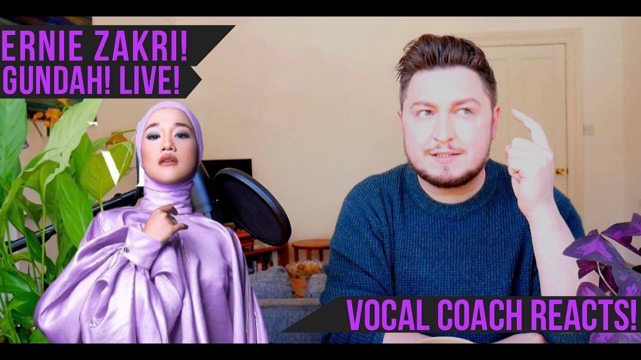 Vocal Coach Reacts! Ernie Zakri! Gundah! Live!