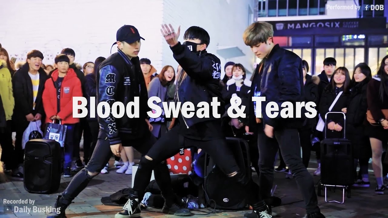 BTS 'Blood Sweat & Tears' Amazing Cover by DOB in Hongdae